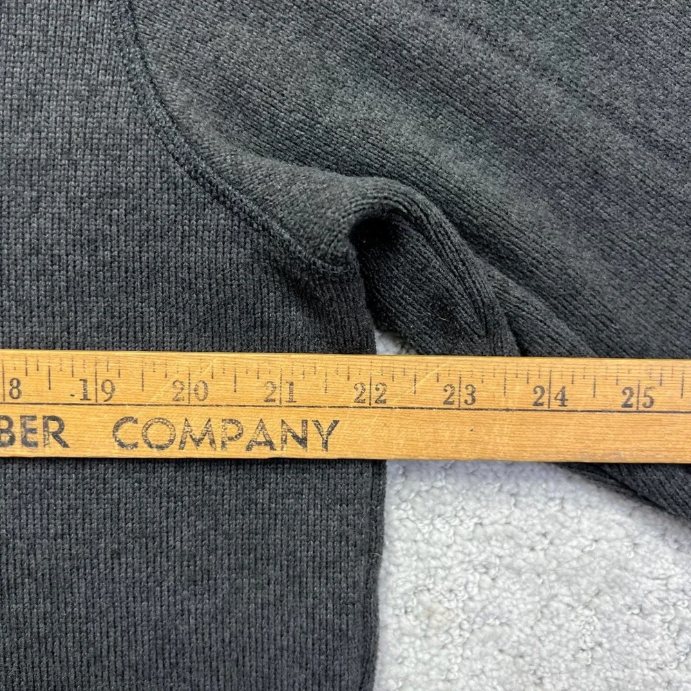 The‎ North Face Sweater Mens Large Gray Cap Rock Quarter Zip Fleece Pullover